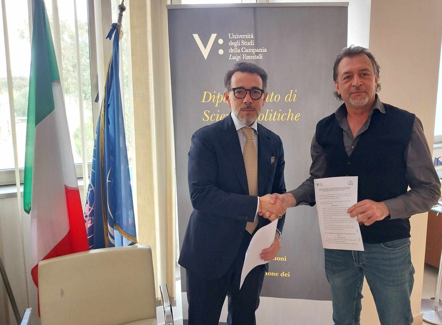 Importante partnership con il dipartimento di Scienze Politiche dell’Università degli Studi della Campania Luigi Vanvitelli